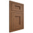 Shiloh Cabinetry Flush Inset Heritage Alder Plain Cut Walnut Door