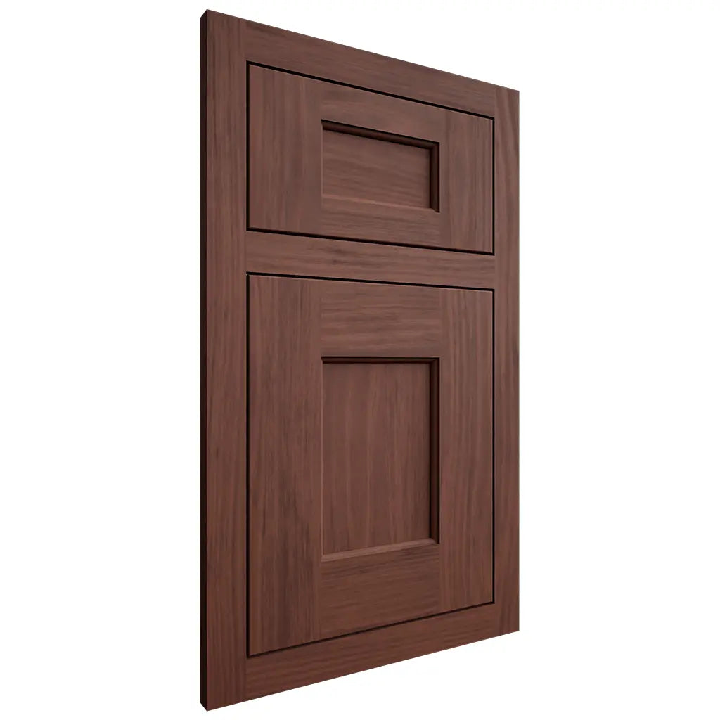 Shiloh Cabinetry Flush Inset Heritage Cherry Plain Cut Bourbon Door