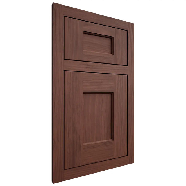 Shiloh Cabinetry Flush Inset Heritage Cherry Plain Cut Bourbon Door