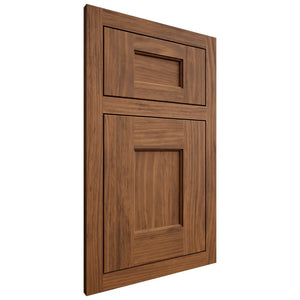 Shiloh Cabinetry Flush Inset Heritage Cherry Plain Cut Carob Door