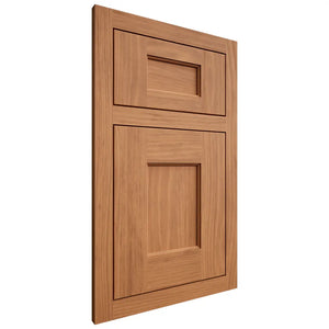 Shiloh Cabinetry Flush Inset Heritage Cherry Plain Cut Medium Door