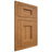 Shiloh Cabinetry Flush Inset Heritage Hickory Plain Cut Medium Door