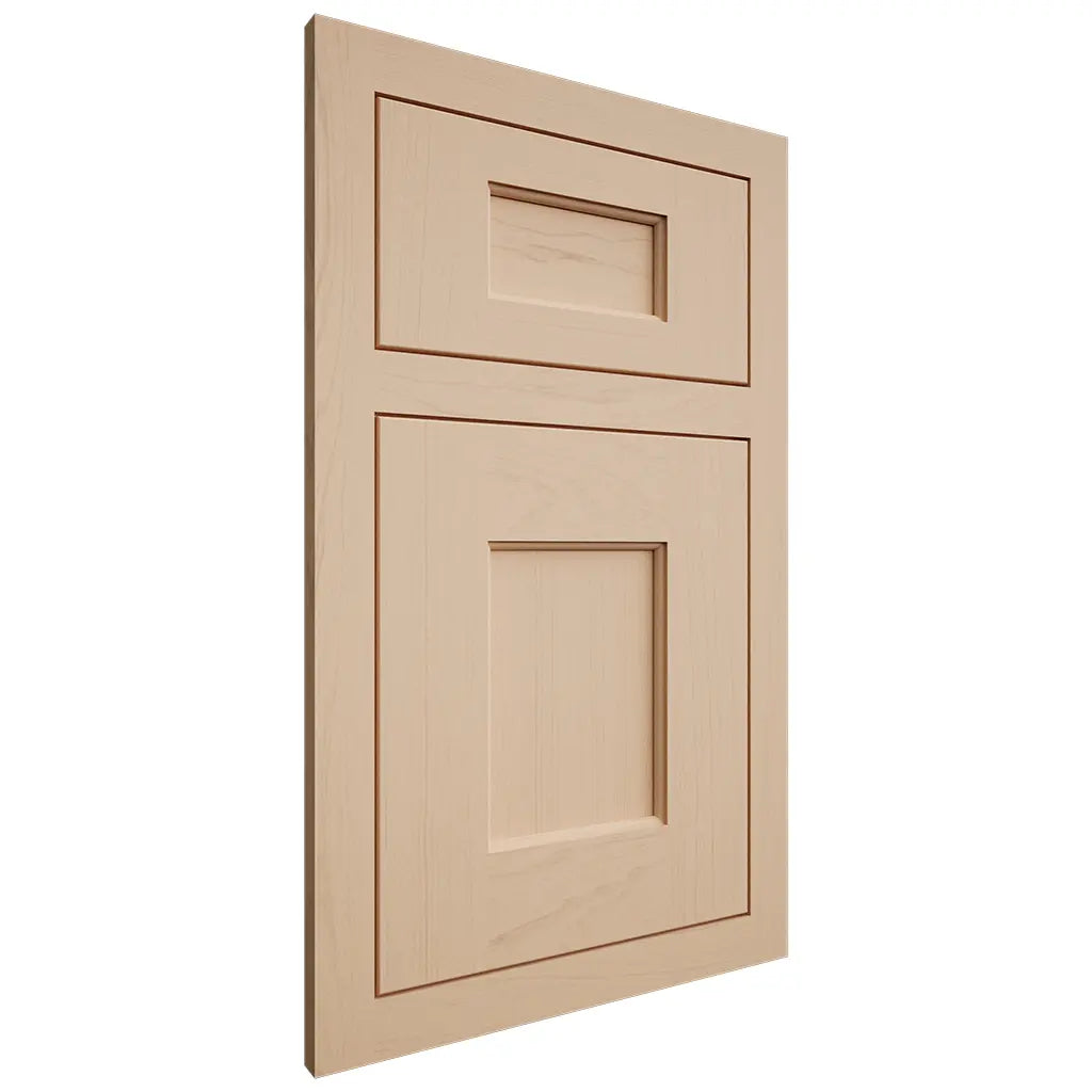 Shiloh Cabinetry Flush Inset Heritage Maple Plain Cut Natural Door