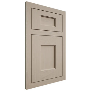 Shiloh Cabinetry Flush Inset Heritage Maple Plain Cut Pebble Door