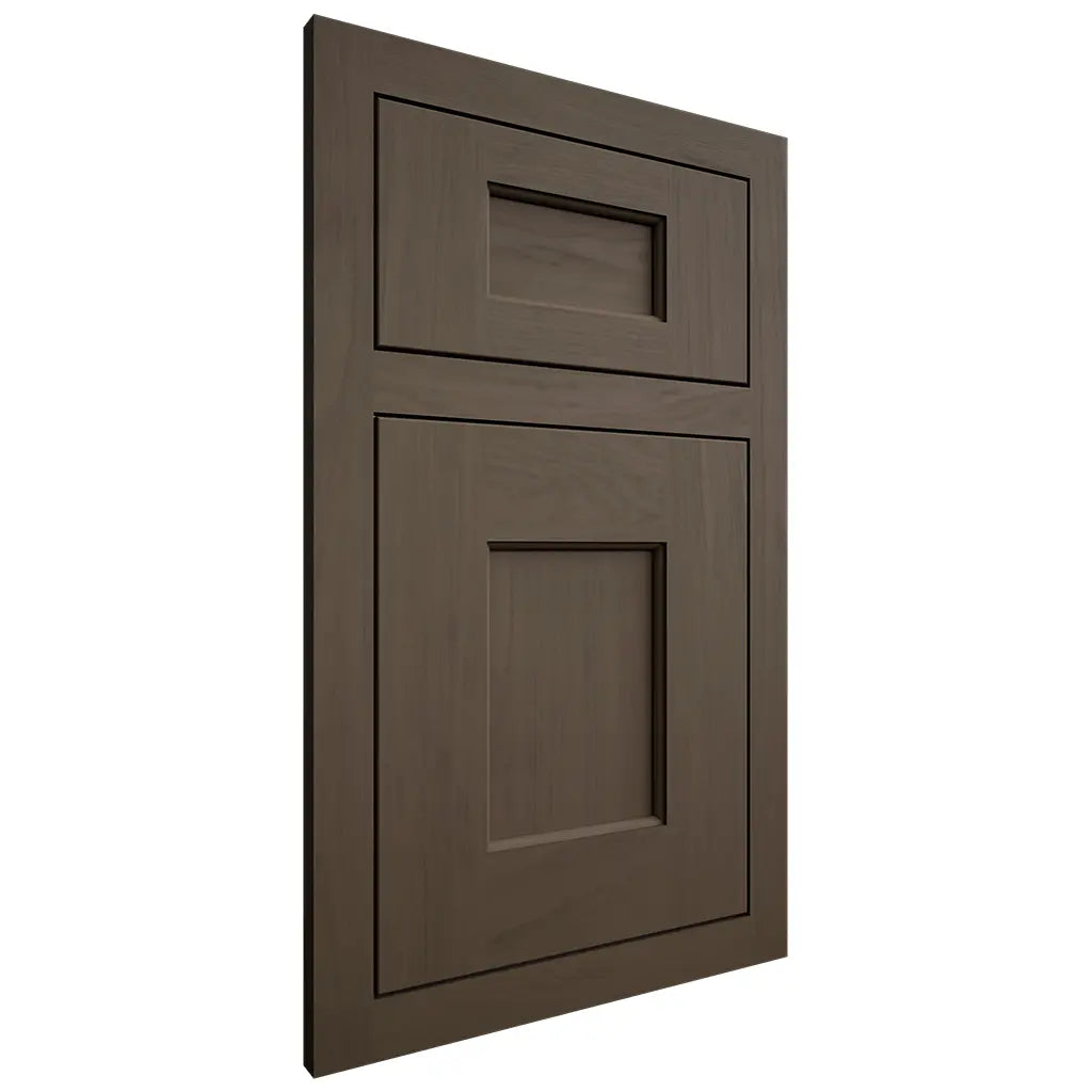 Shiloh Cabinetry Flush Inset Heritage Maple Plain Cut Perfect Brown Door