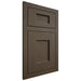 Shiloh Cabinetry Flush Inset Heritage Maple Plain Cut Perfect Brown Door