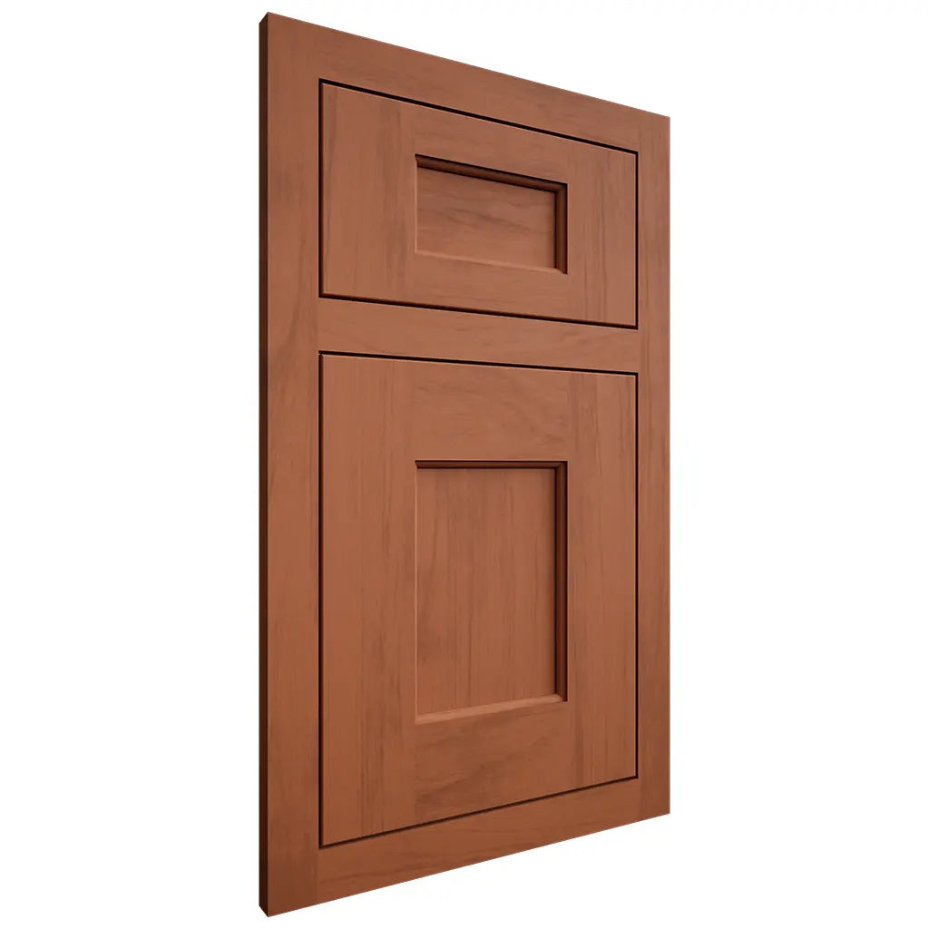 Shiloh Cabinetry Flush Inset Heritage Maple Plain Cut Spice Door
