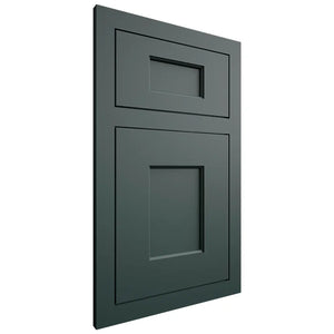 Shiloh Cabinetry Flush Inset Heritage Paintable Billiard Green Door