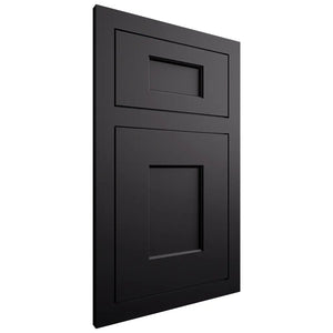 Shiloh Cabinetry Flush Inset Heritage Paintable Black Door