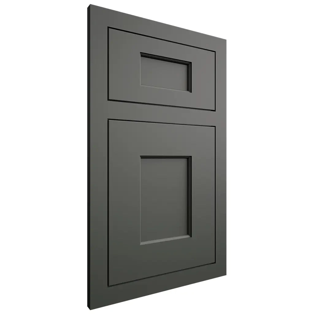 Shiloh Cabinetry Flush Inset Heritage Paintable Pewter Green Door