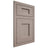 Shiloh Cabinetry Flush Inset Heritage Red Oak Plain Cut Sterling Door