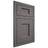 Shiloh Cabinetry Flush Inset Heritage Walnut Plain Cut Cadet Door