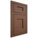 Shiloh Cabinetry Flush Inset Heritage Walnut Plain Cut Natural Door