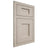 Shiloh Cabinetry Flush Inset Heritage Walnut Plain Cut Seagull Door