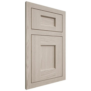 Shiloh Cabinetry Flush Inset Heritage Walnut Plain Cut Seagull Door