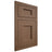 Shiloh Cabinetry Flush Inset Heritage White Oak Plain Cut Autumn Door