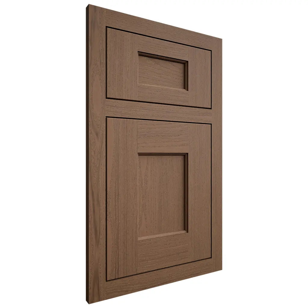Shiloh Cabinetry Flush Inset Heritage White Oak Plain Cut Autumn Door