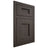 Shiloh Cabinetry Flush Inset Heritage White Oak Plain Cut Creekside Door