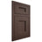 Shiloh Cabinetry Flush Inset Heritage White Oak Plain Cut Dusk Door