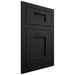 Shiloh Cabinetry Flush Inset Heritage White Oak Plain Cut Espresso Door