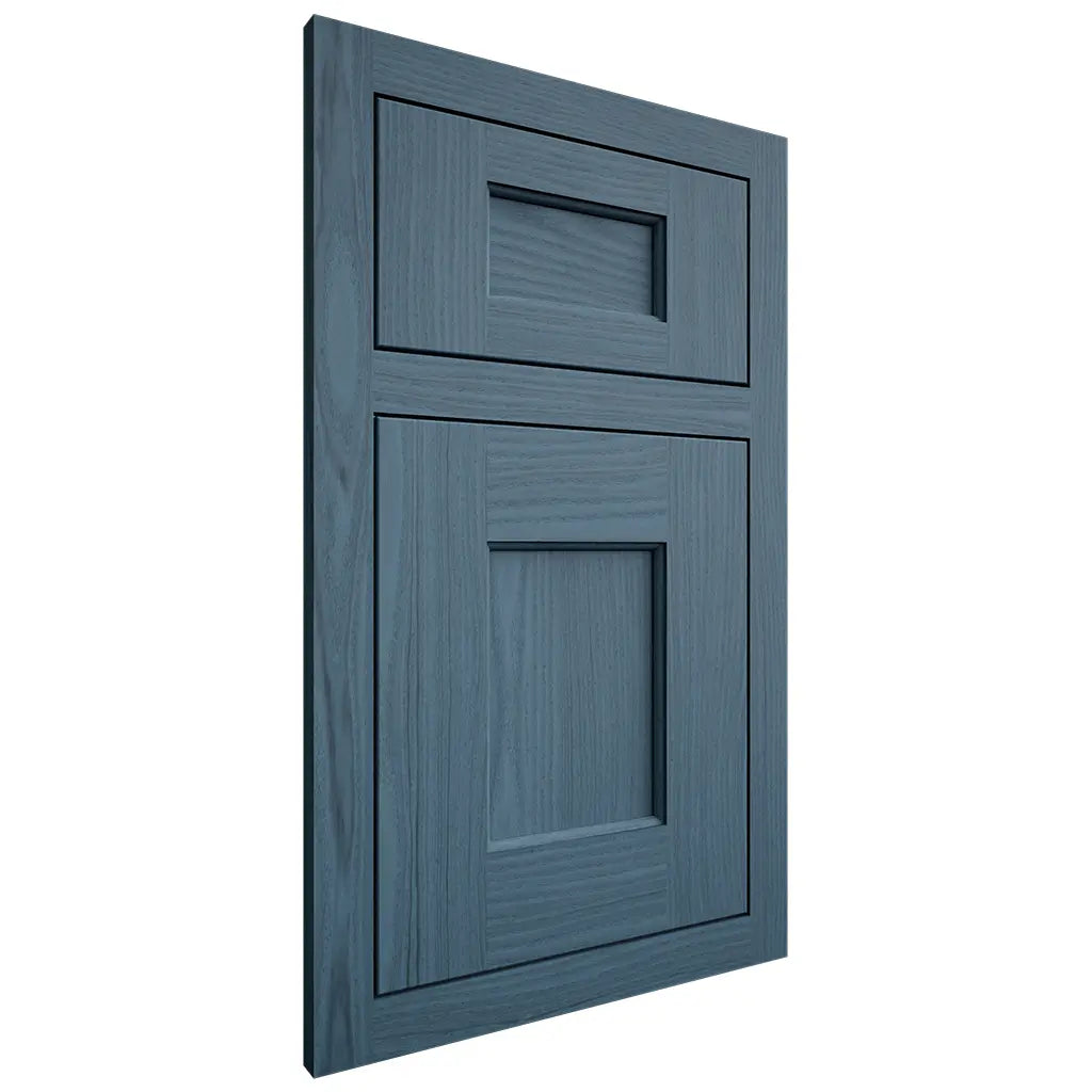 Shiloh Cabinetry Flush Inset Heritage White Oak Plain Cut Hudson Door