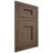 Shiloh Cabinetry Flush Inset Heritage White Oak Plain Cut Mineral Door