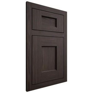 Shiloh Cabinetry Flush Inset Heritage White Oak Plain Cut Morel Door