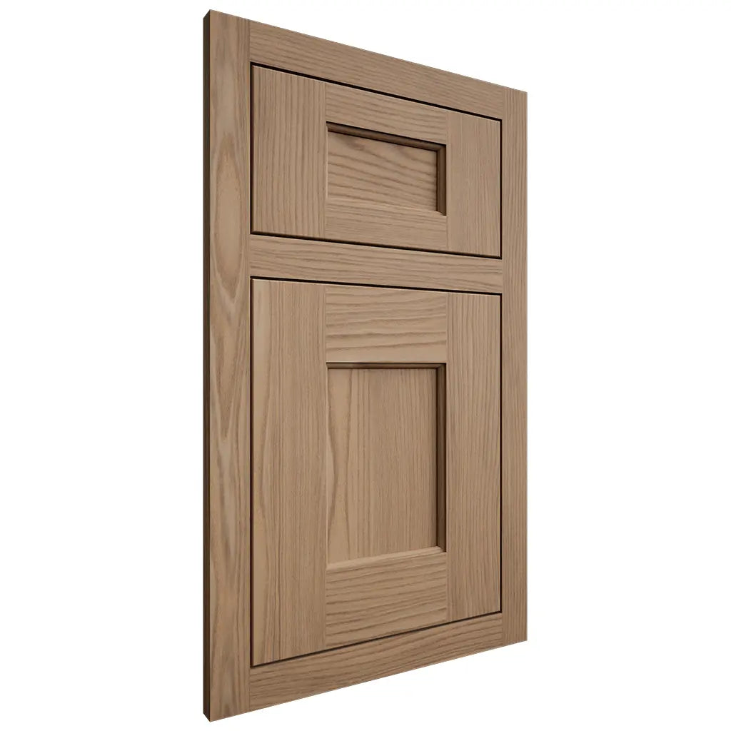 Shiloh Cabinetry Flush Inset Heritage White Oak Plain Cut Natural Door