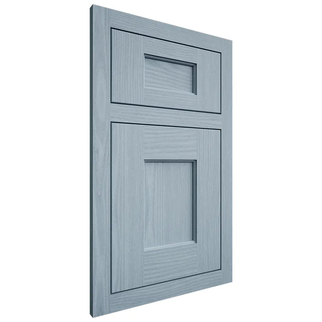 Shiloh Cabinetry Flush Inset Heritage White Oak Plain Cut Sky Door