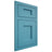Shiloh Cabinetry Flush Inset Heritage White Oak Quarter Sawn Aqua Door