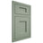 Shiloh Cabinetry Flush Inset Heritage White Oak Quarter Sawn Moss Door