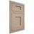 Shiloh Cabinetry Flush Inset Heritage White Oak Quarter Sawn Straw Door