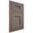 Shiloh Cabinetry Flush Inset Heritage White Oak Rift Cut Clay Door