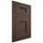Shiloh Cabinetry Flush Inset Heritage White Oak Rift Cut Dusk Door