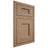 Shiloh Cabinetry Flush Inset Heritage White Oak Rift Cut Natural Door