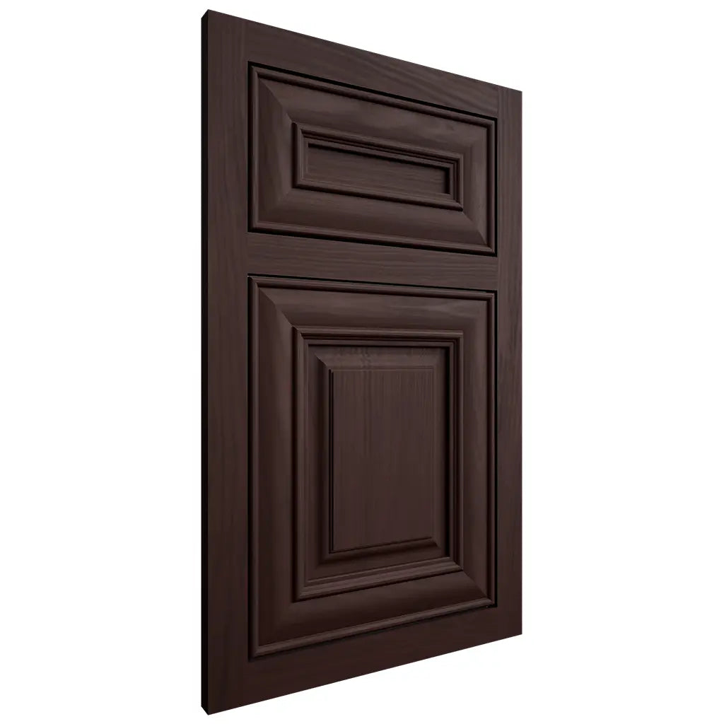 Shiloh Cabinetry Flush Inset Kendall Alder Plain Cut Bistre Door