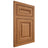 Shiloh Cabinetry Flush Inset Kendall Alder Plain Cut Caramel Door