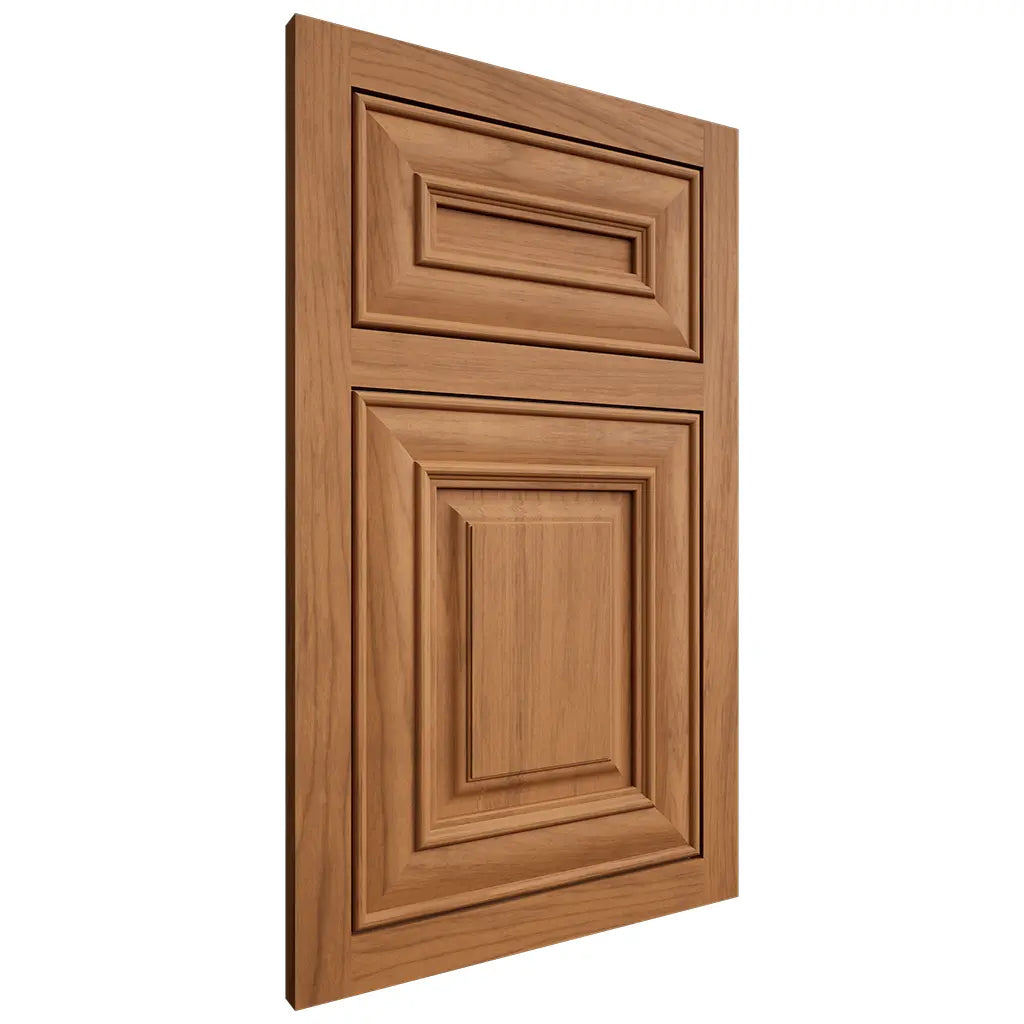 Shiloh Cabinetry Flush Inset Kendall Alder Plain Cut Caramel Door