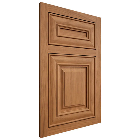 Shiloh Cabinetry Flush Inset Kendall Alder Plain Cut Caramel Door