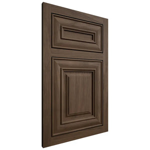 Shiloh Cabinetry Flush Inset Kendall Alder Plain Cut Caviar Door