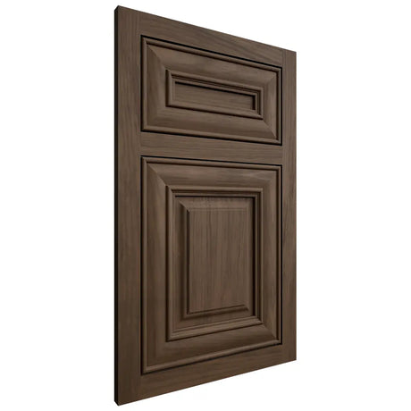 Shiloh Cabinetry Flush Inset Kendall Alder Plain Cut Caviar Door