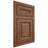 Shiloh Cabinetry Flush Inset Kendall Alder Plain Cut Cola Door