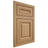 Shiloh Cabinetry Flush Inset Kendall Alder Plain Cut Natural Door