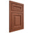 Shiloh Cabinetry Flush Inset Kendall Alder Plain Cut Sierra Door