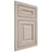 Shiloh Cabinetry Flush Inset Kendall Alder Plain Cut White Sands Door