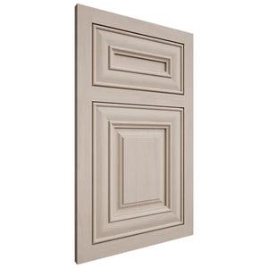 Shiloh Cabinetry Flush Inset Kendall Alder Plain Cut White Sands Door