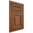 Shiloh Cabinetry Flush Inset Kendall Cherry Plain Cut Carob Door