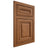 Shiloh Cabinetry Flush Inset Kendall Cherry Plain Cut Coffee Door