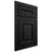 Shiloh Cabinetry Flush Inset Kendall Cherry Plain Cut Espresso Door