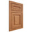 Shiloh Cabinetry Flush Inset Kendall Cherry Plain Cut Medium Door